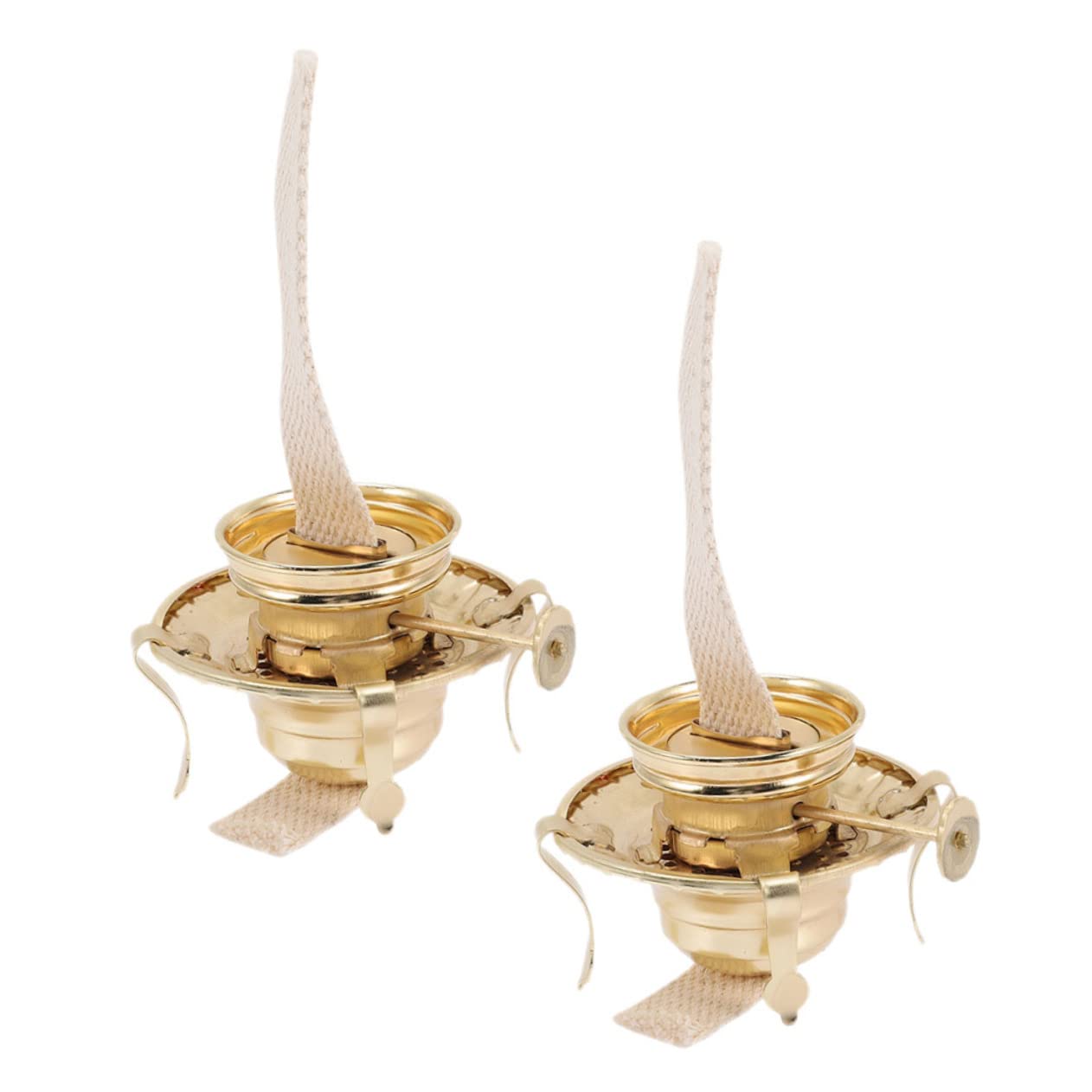 Amazon.com: TOGEVAL 2pcs Oil Lamp Burner Holder with Built-in Wick
